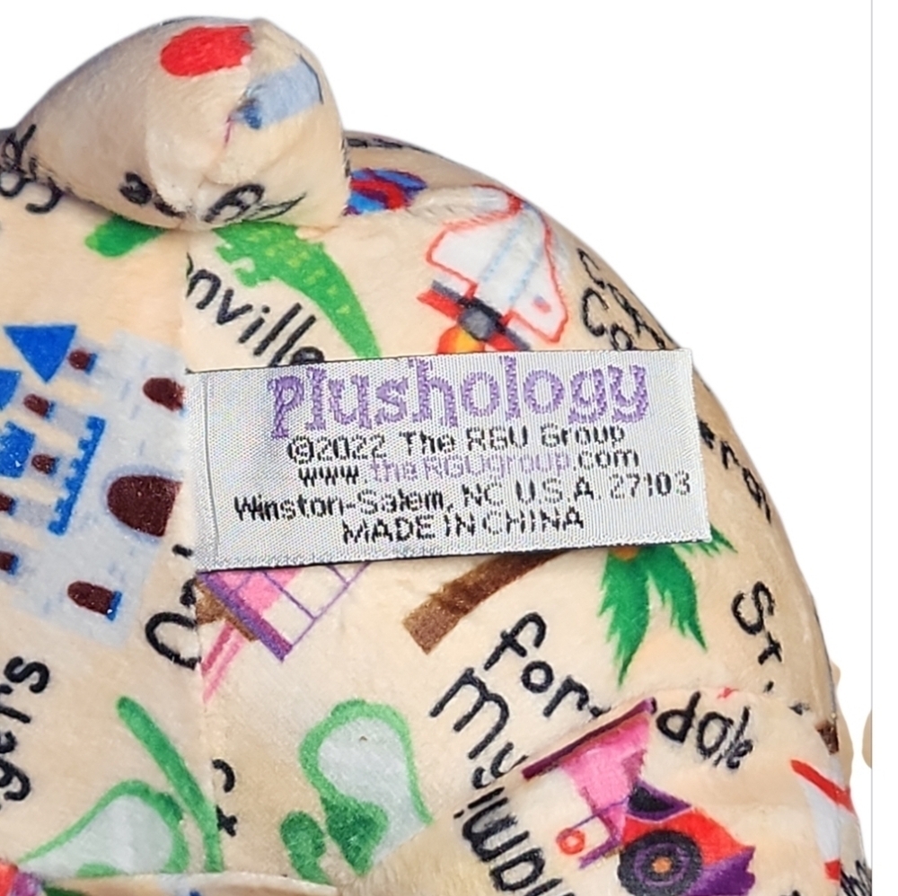 NWT Plushology 9" Teddy Bear Florida Cities & Icons Souvenir Animal Plush 2022 - Picture 9 of 11